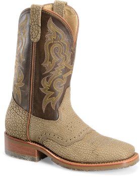 Brown Double H Boot Mens 11 Inch Wide Square Toe Roper